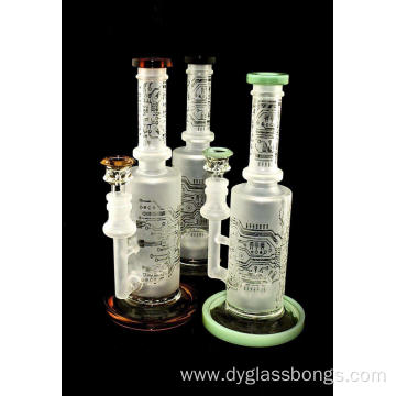 2020 Newest Pattern Glass Smoking Water Pipe Bongs